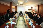 نشست مسئولان فرهنگی دانشگاه با حضور حجت‌الاسلام و المسلمین دکتر عیسی زاده در مرکز بهداشت جنوب تهران