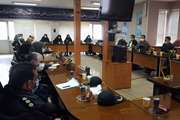 برگزاری جلسه هماهنگی مرکز بهداشت جنوب تهران برای اجرای طرح شهید سلیمانی در ستاد فرماندهی بسیج منطقه 19