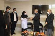 تجلیل و تکریم از خانواده نخستین شهید والامقام مدافع سلامت مرکز بهداشت جنوب تهران