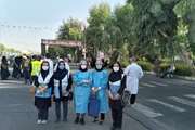 حضور کارشناسان مرکز بهداشت جنوب تهران در رزمایش حیات‌بخش مقابله با کرونا 