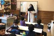 برگزاری کلاس آموزشی کنترل وزن بامیان وعده‌های سالم و تغذیه سالم در مدارس تحت پوشش مرکز بهداشت جنوب تهران