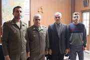 قدردانی رئیس ستاد دانشگاه فرماندهی و ستاد ارتش از رئیس مرکز بهداشت جنوب تهران