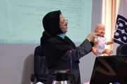 برگزاری کلاس آموزشی مراقبت آغوشی و ماساژ شیرخوار در مرکز بهداشت جنوب تهران