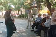 برگزاری کلاس آموزشی تغذیه سالم مرکز بهداشت جنوب تهران در پارک شهدای گمنام