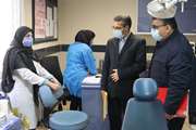 بازدید معاون فنی معاونت بهداشت دانشگاه علوم پزشکی کرمانشاه از نحوه اجرای پزشک خانواده در مرکز بهداشت جنوب تهران