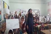 برگزاری مسابقه نقاشی به مناسبت هفته ملی جمعیت در مدرسه تزکیه منطقه 19
