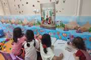 برگزاری مسابقه نقاشی به مناسبت هفته ملی جمعیت درخانه‌بازی شیخ هادی منطقه 11