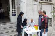 برگزاری میز خدمت مرکز بهداشت جنوب تهران به مناسبت کمپین ملی سلامت غربالگری قند و فشارخون در خانه سینما