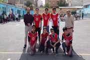 برگزاری مسابقات فوتبال در مدرسه تحت پوشش مرکز بهداشت جنوب تهران