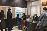 برپایی میز سلامت مرکز بهداشت جنوب تهران در راستای پویش ملی فشارخون و دیابت در شهرداری منطقه 11