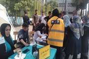 برگزاری میز خدمت مرکز بهداشت جنوب تهران به مناسبت هفته سلامت در شهرداری منطقه 19
